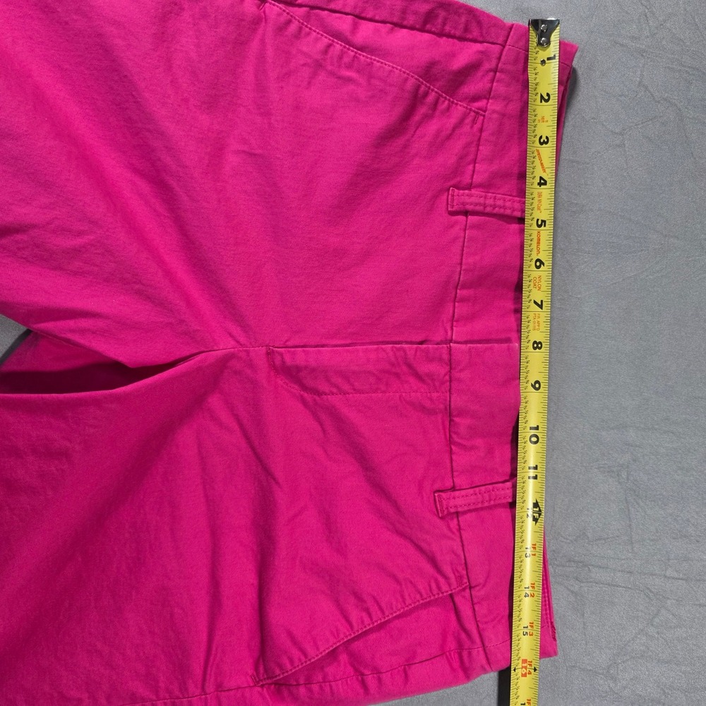 J.Crew Womens Hot Pink Stretch Cotton Chino Shorts Size 4 Fuchsia Mid Rise 9in - Picture 3 of 9